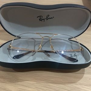 NEVER WORN: Ray-Ban RX6589 Gaze Metal Aviator Prescription Eyeglass Frames